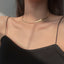 Simple Snake Bone Chain Necklace - Fashion Alloy Choker Collarbone Chain