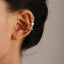 Minimalist Zircon C Shape Alloy Ear Cuff Set