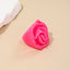 Elegant Rose Resin Flower Statement Ring for Women