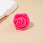 Elegant Rose Resin Flower Statement Ring for Women