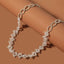 Minimalist Crystal Seed Bead Choker Necklace for Women