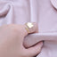 Minimalist Geometric 18K Gold Plated Adjustable Stainless Steel Open Ring