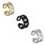 Minimalist Geometric Gold Plated Stainless Steel Adjustable Open Ring