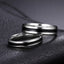 Stainless Steel Letter Design Couple Rings - Minimalist Jewelry Collection