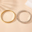 Simple Style Solid Color Triple Ring Iron Bangle - Fashionable Minimalist Jewelry 2024