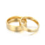 18K Gold Plated Stainless Steel Minimalist Couple Rings