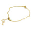 Simple Style Solid Color Titanium Steel Anklet with 18k Gold Bead Chain - Women's Luxury 2023 Edition
