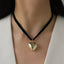 Heart Shape CCB Iron Plating Necklace - 2024 Valentine's Day Collection Fashion Pendant