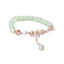 Sweet Heart Crystal Flower Beaded Bracelet for Women