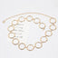 Sweet Leaf Heart Shape Alloy Metal Waist Chain for Women