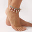 Bohemian Beach Shell & Seed Bead Anklet