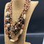 Ethnic Style Geometric Wood Beaded Layered Necklace