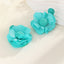 Bohemian Raffia Flower Handmade Earrings for Women - Vacation Beach Jewelry