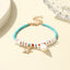 Ocean Breeze Beaded Shell and Starfish Bracelet Set