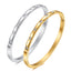 18k Gold Plated Zircon Stainless Steel Bracelet for Women