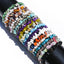 Wholesale Natural Stone Polished Multicolor Crystal Stretch Bracelets