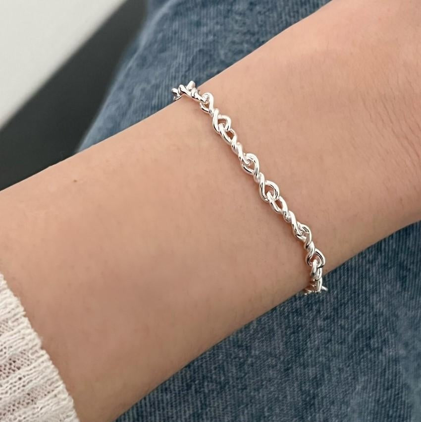 Minimalist S925 Sterling Silver Bead Bracelet