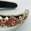Women's Vintage Rhinestone Pearl Baroque Sponge Headband