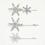 Women's Star-Shaped Alloy Hair Clip Bridal Hairpin Fashion Accessory