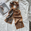Women's Classic Color Block Silk Scarf - Lightweight Summer Wrap