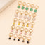 Women's Modern Star Flower Hair Accessories Set - Alloy Plated Hair Buckle & DIY Hair Rings