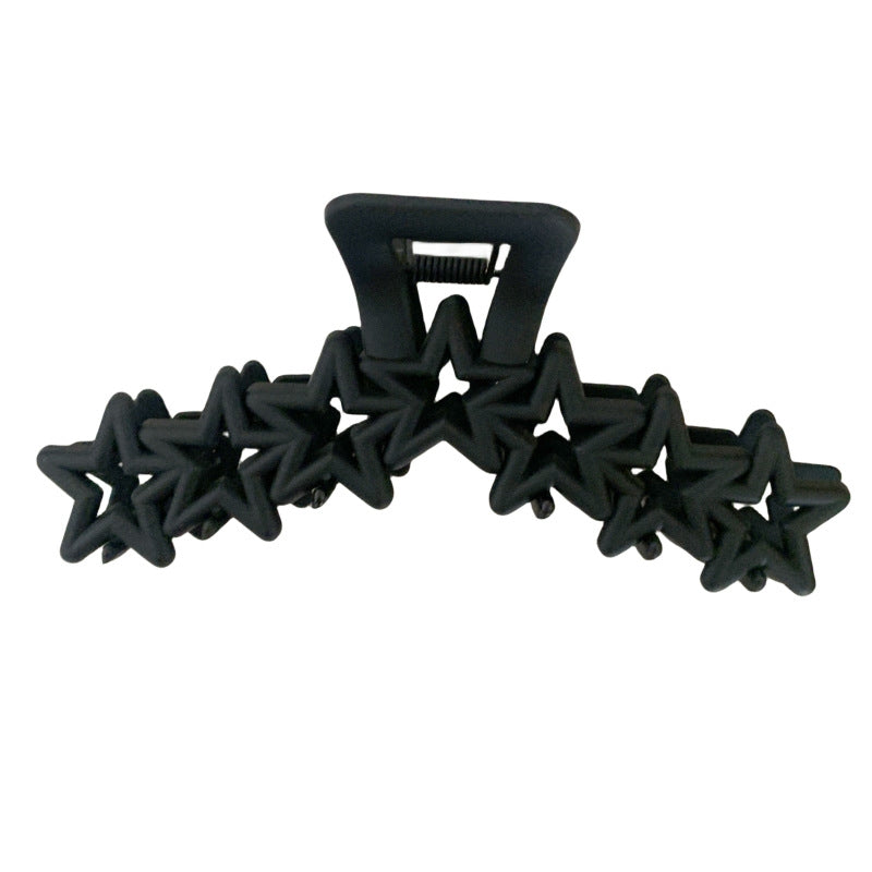 Women's Pentagram Frosted Hair Claw Clip - 2023 New Star Design Hairpin Headwear