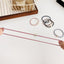 Women's Solid Color Rhinestone Elastic Hair Tie