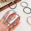 Women's Solid Color Rhinestone Elastic Hair Tie