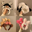 Women's Cute Cartoon Animal Hair Band - Rabbit, Panda, Frog Design, Plush Headband for Skincare and Makeup