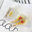 Women's Cartoon Acetate Hair Claw - Poached Egg & Shark Design Hair Accessory