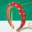 Women's Fashion Smiley Face Sequin Beaded Headband - Colorful Alloy Inlay Party Accessory