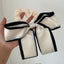 Women's Vintage Elegant Silky Bow Hair Tie and Ponytail Holder