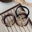 Women's Geometric Metal Ring Elastic Hair Tie