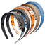 Women's Solid Color ABS Hair Band with Anti-Slip Teeth