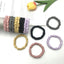 Women's Solid Color Silk Hair Tie - Versatile Small Scrunchie
