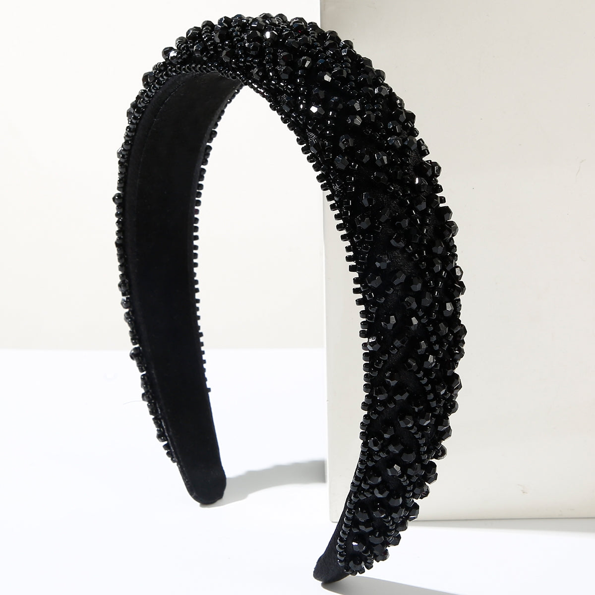 Women's Luxury Handmade Geometric Beaded Crystal Headband