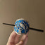 Chinoiserie Bird Enamel Hairpin - Retro Cloisonné Ethnic Style Hair Accessory