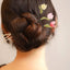 Chinoiserie Tulip Flower Alloy Hairpin - Elegant Hanfu Style Hair Accessory