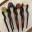 Women's Chinoiserie Acrylic Hairpin with Coconut Jelly Beads - Retro U-Shaped Hair Ornament 2024