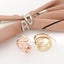 Women's Korean Style Alloy Hollow Out Snake Shape Scarf Ring
