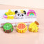 Women's Rainbow Fruit Animal Acetate Hair Claw Clips for Kids and Girls