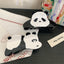 Women's Panda Acetate Hair Claw Clip - Cute Cartoon Design, 2024 New High-Quality Shark Clip