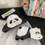 Women's Panda Acetate Hair Claw Clip - Cute Cartoon Design, 2024 New High-Quality Shark Clip