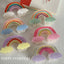 Women's Rainbow Acrylic Hair Claw Clip - Cute Cloud Graffiti Design