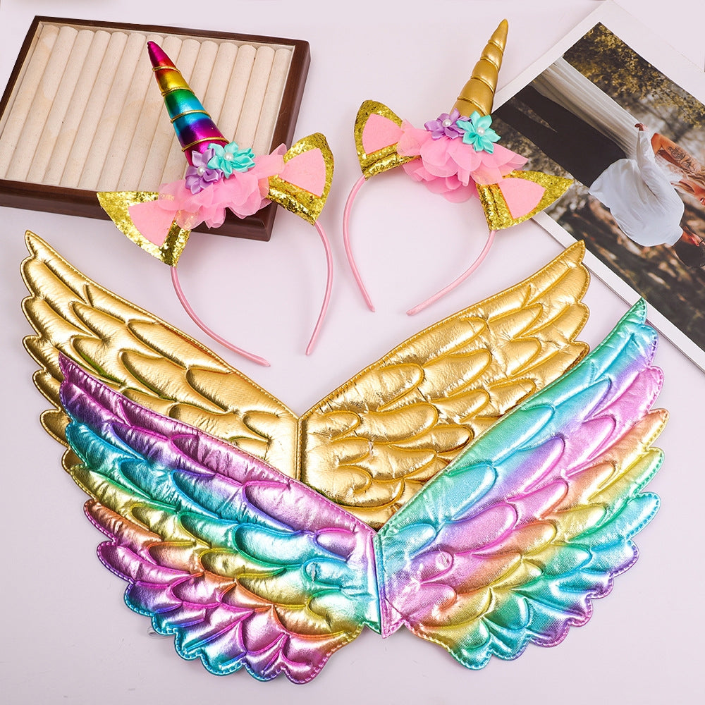 Women's Adorable Unicorn Wings Hairband for Girls