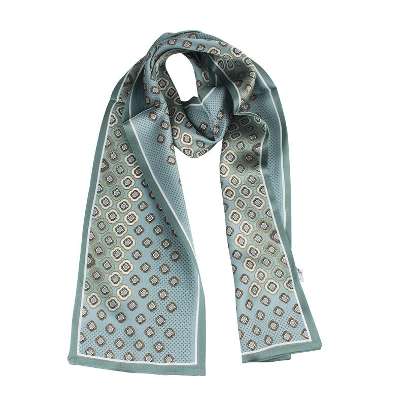 Women's Elegant Double-Sided Silk Scarf Shawl