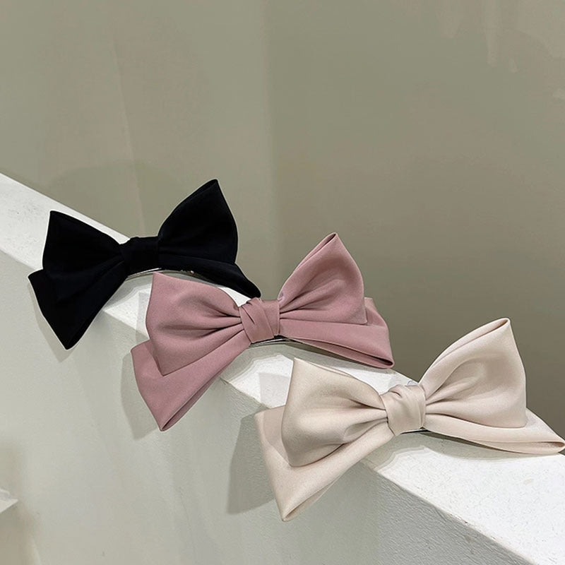 Women's Elegant Bow Knot Hair Clip - Korean Style Hairpin Headpiece