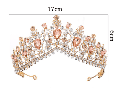 Women's Elegant Crystal Rhinestone Bridal Tiara Headband