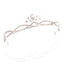 Women's Elegant Rhinestone Zircon Alloy Princess Crown Headband for Bridal and Party Wear