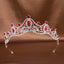 Women's Elegant Bridal Geometric Rhinestone Tiara Headband - Luxury Wedding & Birthday Hair Accessory